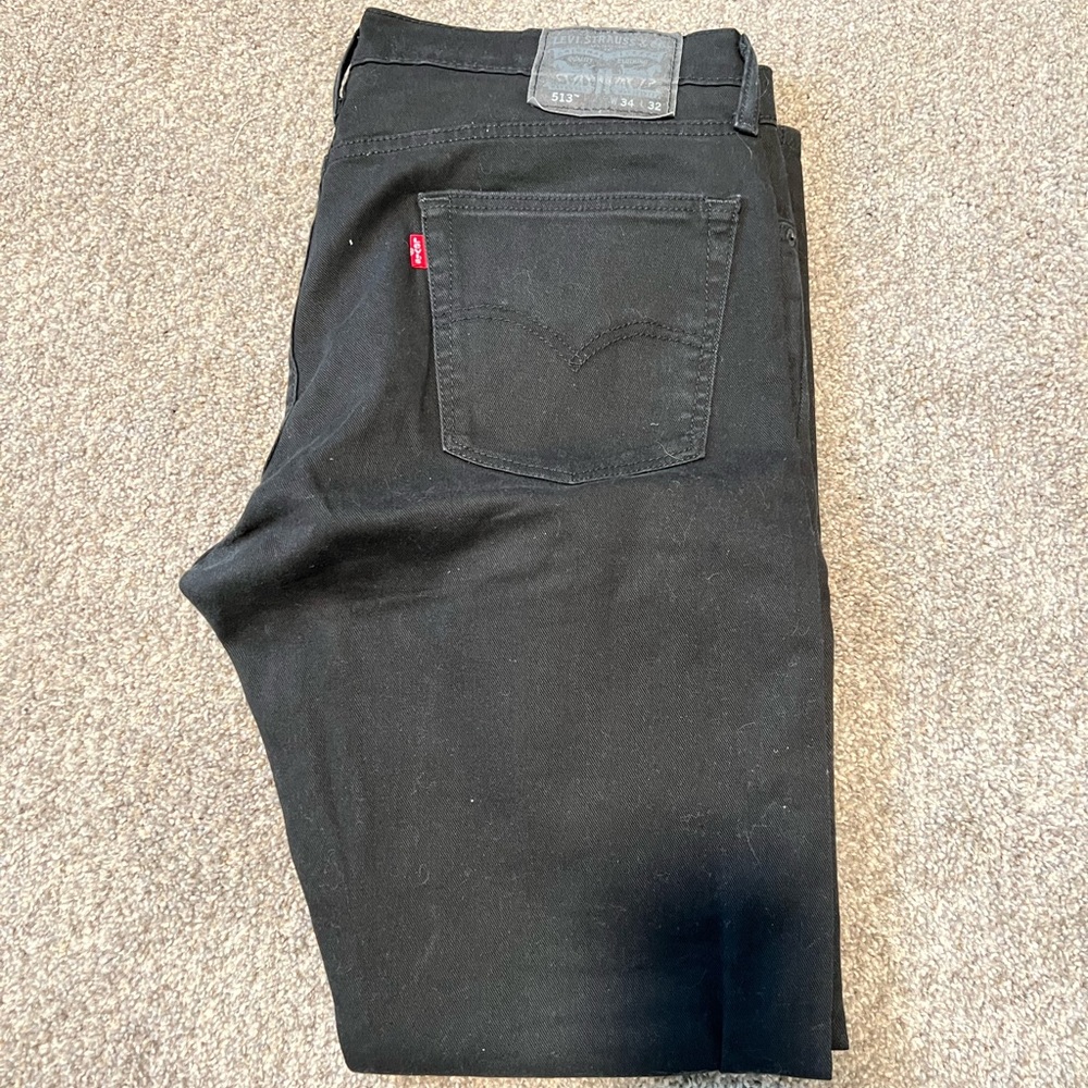 Men’s 513 Levi’s Black 34x32